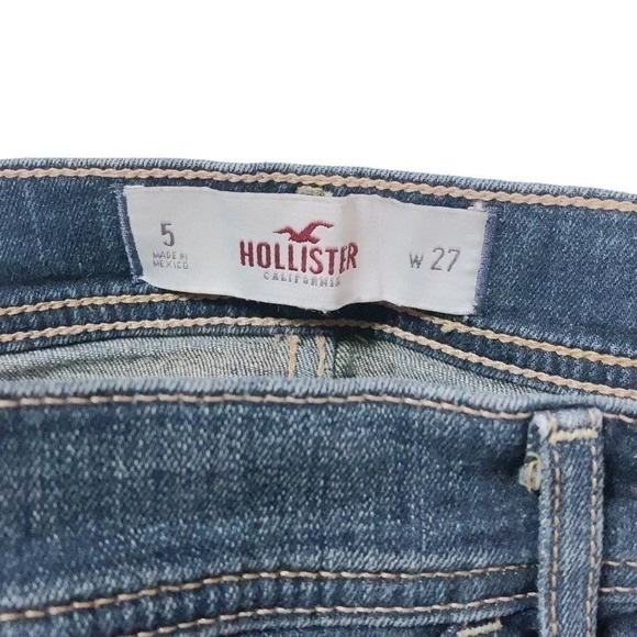 Hollister Skimpy Blue Jeans shorts Sz 5 - Picture 3 of 6